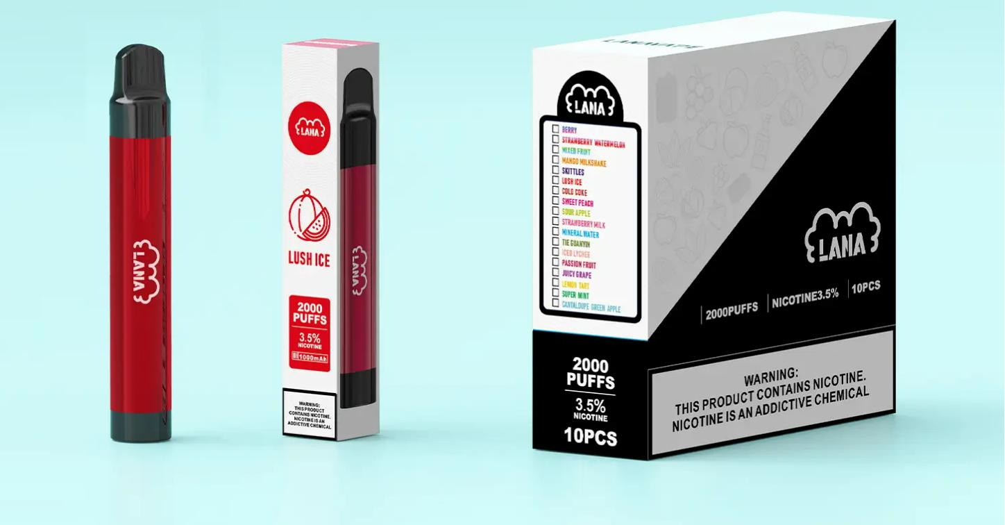 LANA一次性2000口電子煙 LANA一次性電子煙 台灣現貨