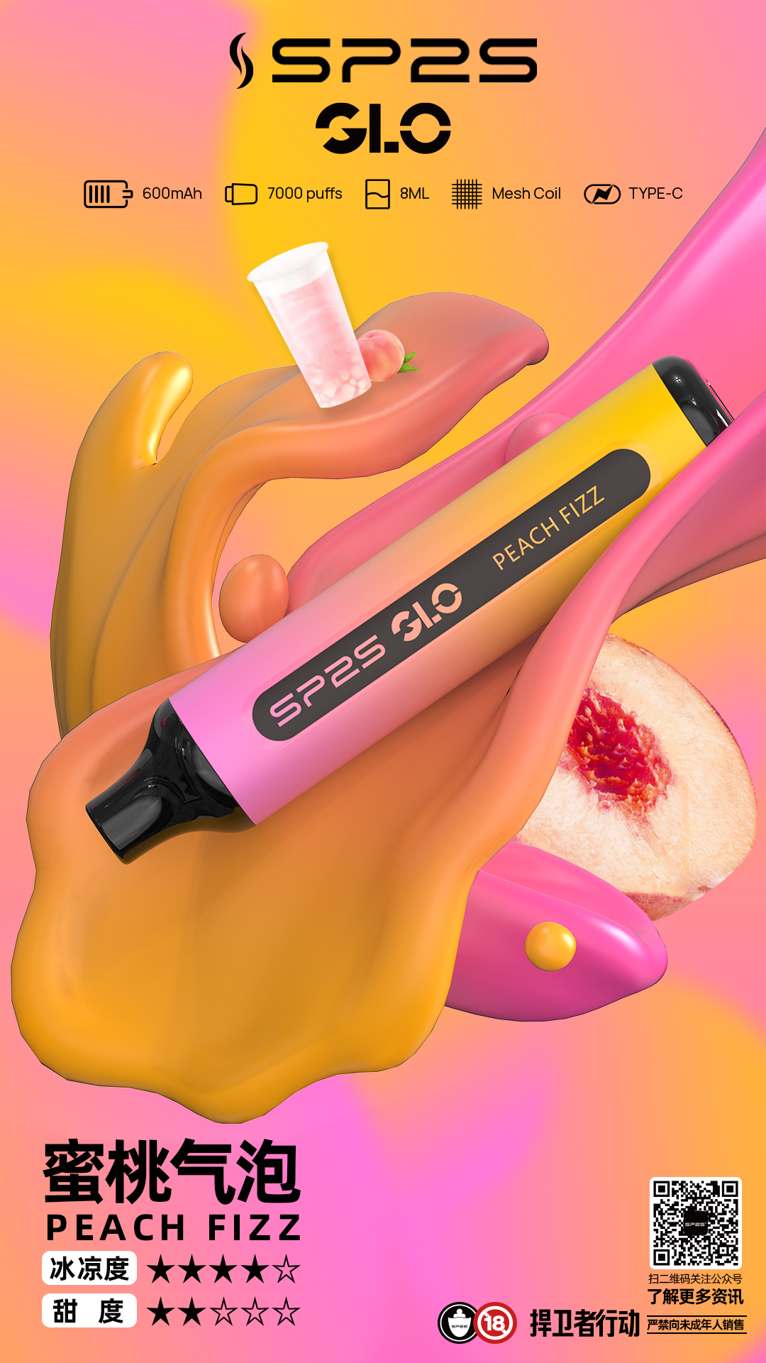 SP2一次性7000口 SP2一次性電子煙 台灣現貨當天出貨:圖片 3